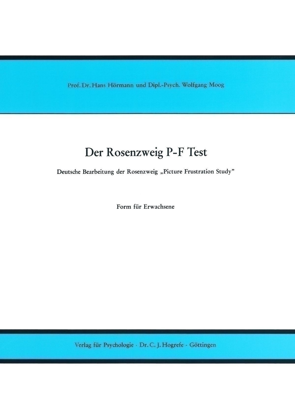 PFT Der Rosenzweig PF Test Testzentrale
