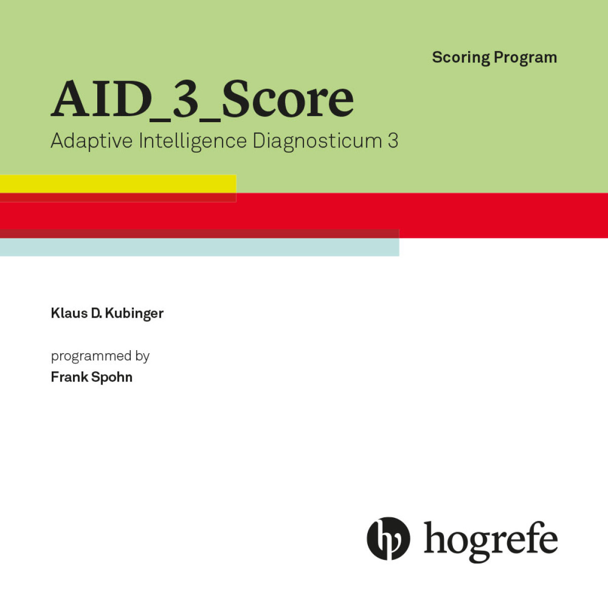 AID 3 - Adaptive Intelligence Diagnosticum 3 – Third Edition | Testzentrale