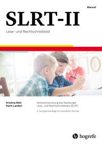 Test komplett bestehend aus: Manual, 10 Protokollbogen Lesetest Form A, 10 Protokollbogen Lesetest Form B, Leseblatt Form A (Wörter), Leseblatt Form A (Pseudowörter), Leseblatt Form B (Wörter), Leseblatt Form B (Pseudowörter), 10 Protokollbogen Form A (Re