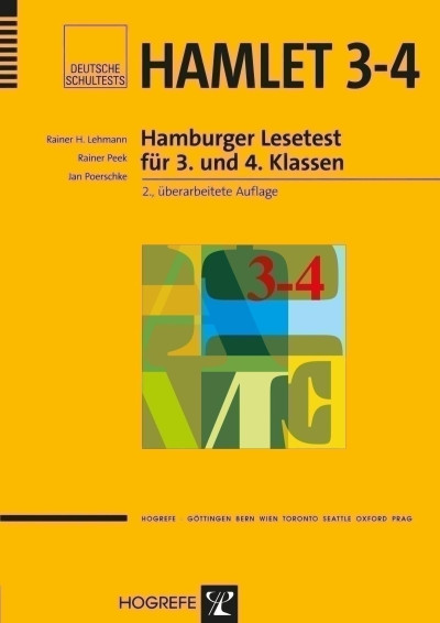 HAMLET 3-4 - Hamburger Lesetest für 3. und 4. Klassen ...