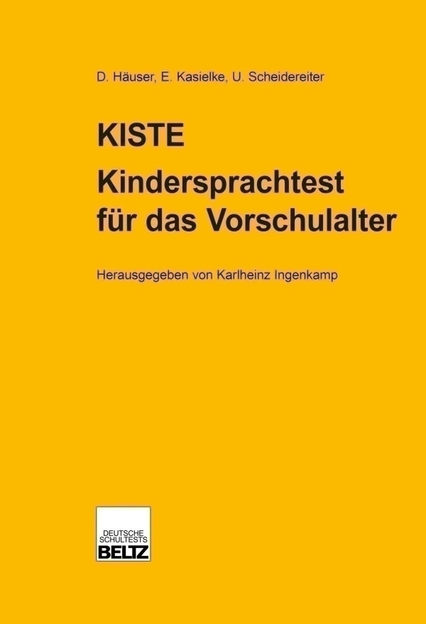KISTE - Kindersprachtest für das Vorschulalter | Testzentrale