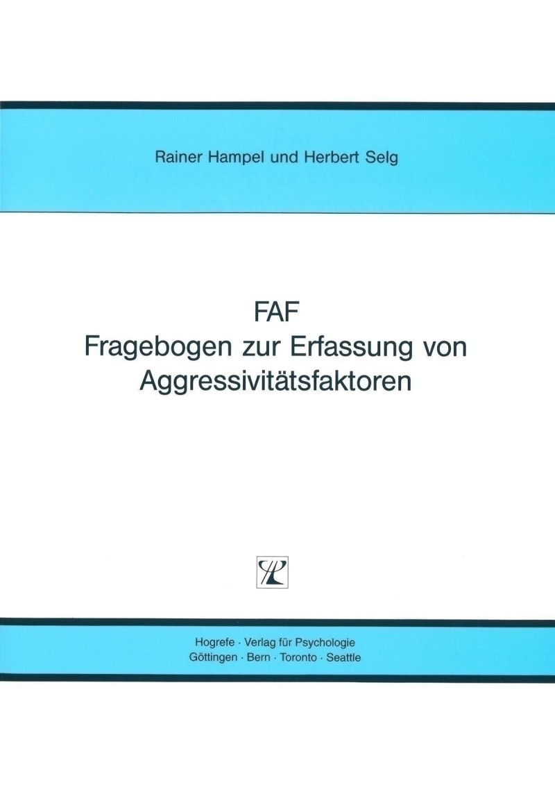 Test komplett bestehend aus: Handanweisung, 5 Fragebogen, 5 Auswertungsbogen, Schablonensatz und Mappe