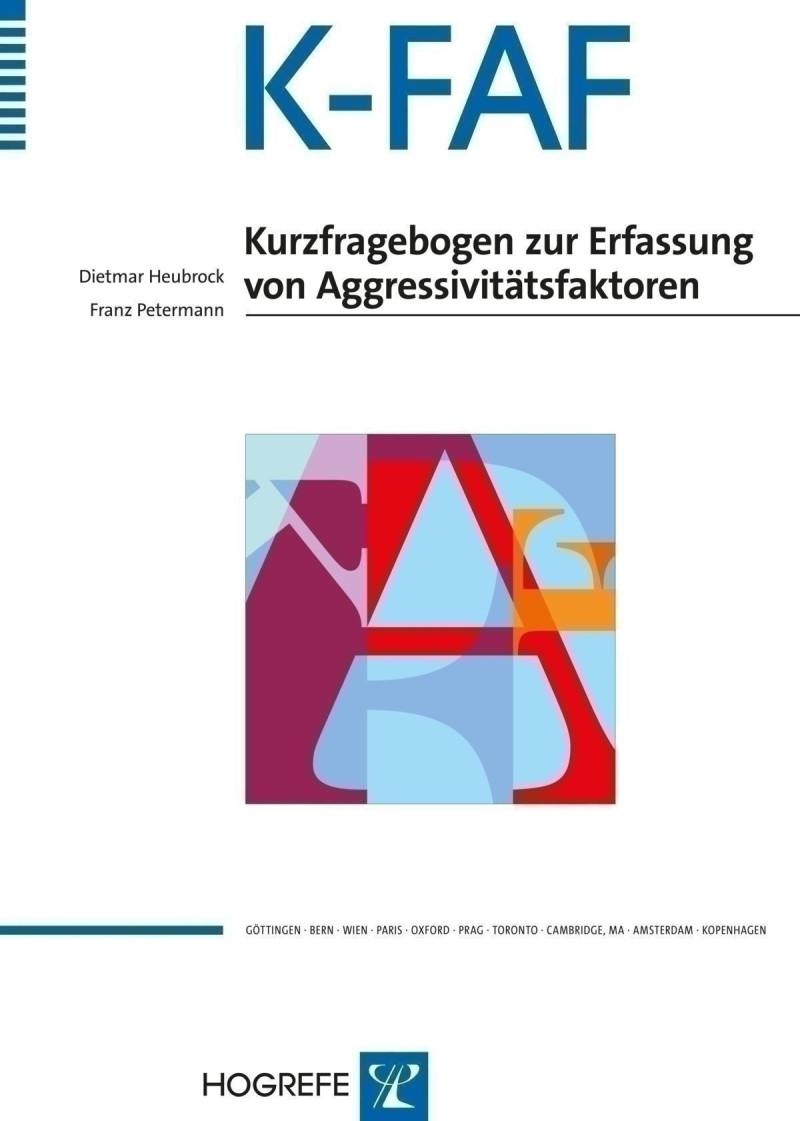 Test komplett bestehnd aus: Manual, 5 Fragebogen D, 5 Fragebogen T, 5 Fragebogen R, 5 Auswertungsbogen, Schablonensatz und Mappe