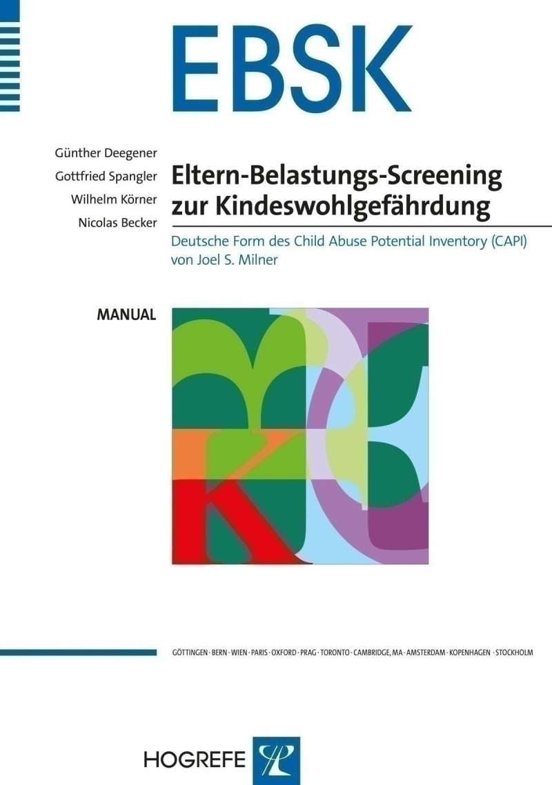 Test komplett bestehend aus: Manual inkl. CD, 5 Fragebogen, Schablonen, 5 Auswertungsbogen und Mappe
