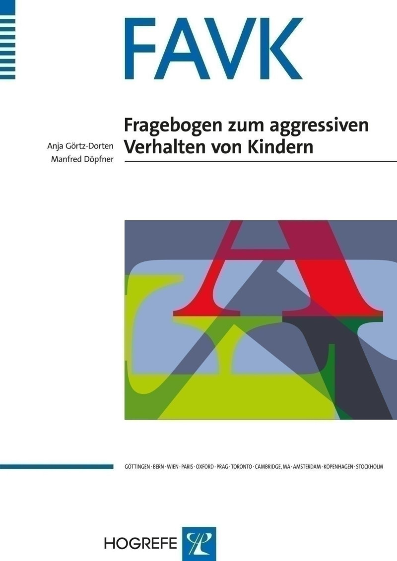 Test komplett bestehend aus: Manual, 10 Fragebogen FAVK-S, 10 Fragebogen FAVK-F, 10 Auswertungsbogen, 10 Profilbogen und Box