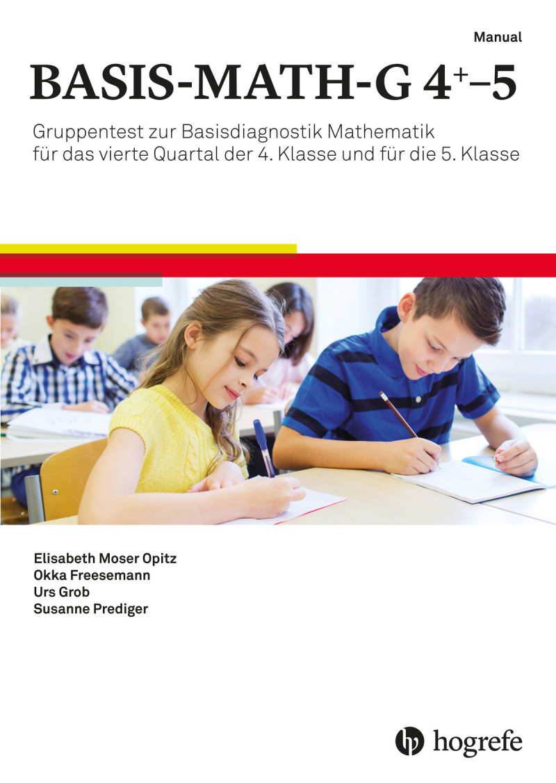 Test komplett für Deutschland und Österreich bestehend aus Auswerteprogramm, Manual, 5 Testhefte G4 Testform A, 5 Testhefte G4 Testform B, 5 Testhefte G5 Testform A, 5 Testhefte G5 Testform B, 5 Auswertungsbogen G4+ (viertes Quartal 4. Klasse) Testform A,