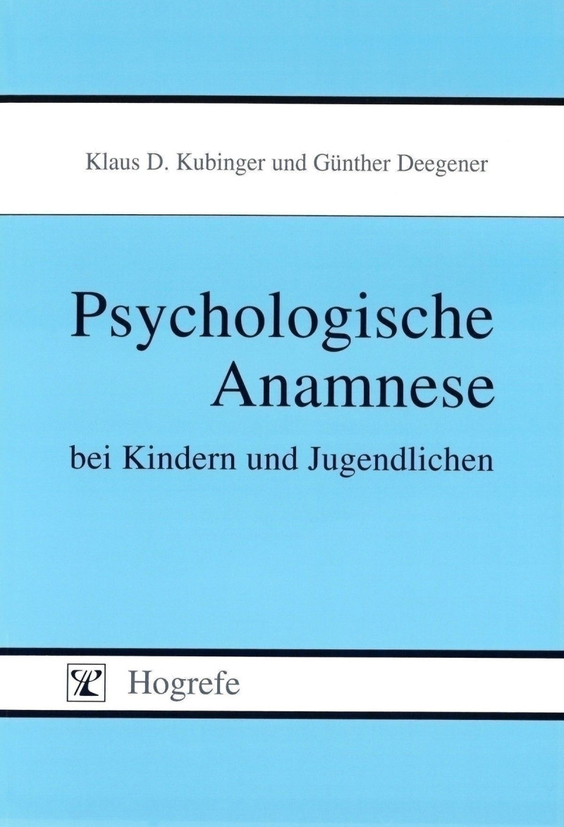 Handbuch (Psychologische Anamnese bei Kindern und Jugendlichen)