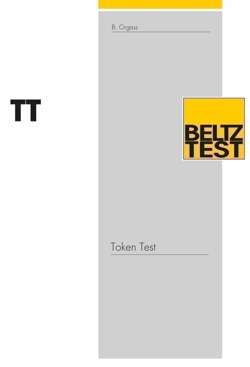 Test komplett bestehend aus: Manual, 20 Protokollbogen, Vorlageplättchen und Mappe