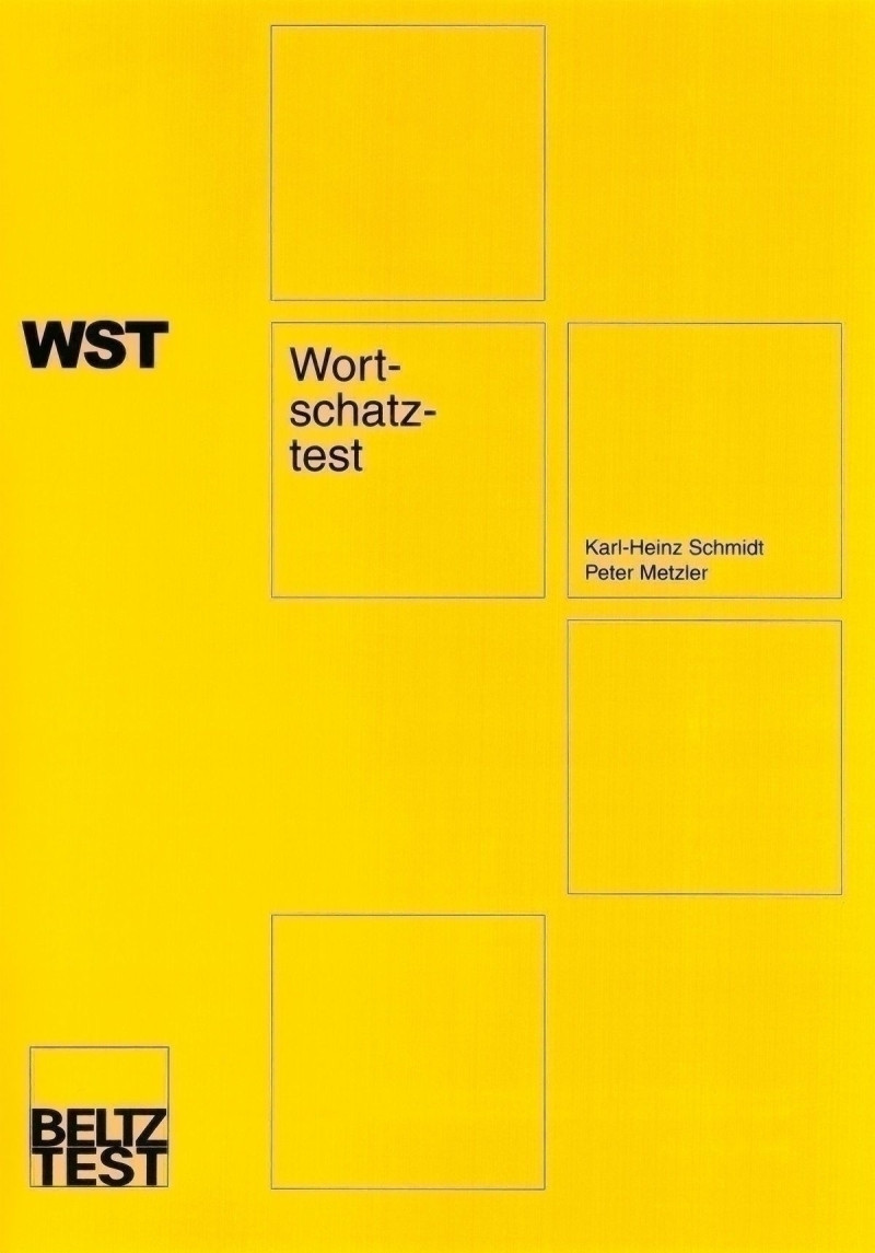 Test komplett bestehend aus: Manual, Fragebogen, Schablonensatz und Mappe