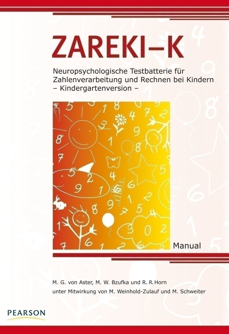 Test komplett bestehend aus: Manual, 25 Arbeitsblätter, 25 Bewertungs- und Protokollbogen, Testvorlagen und 1 Satz Würfel
