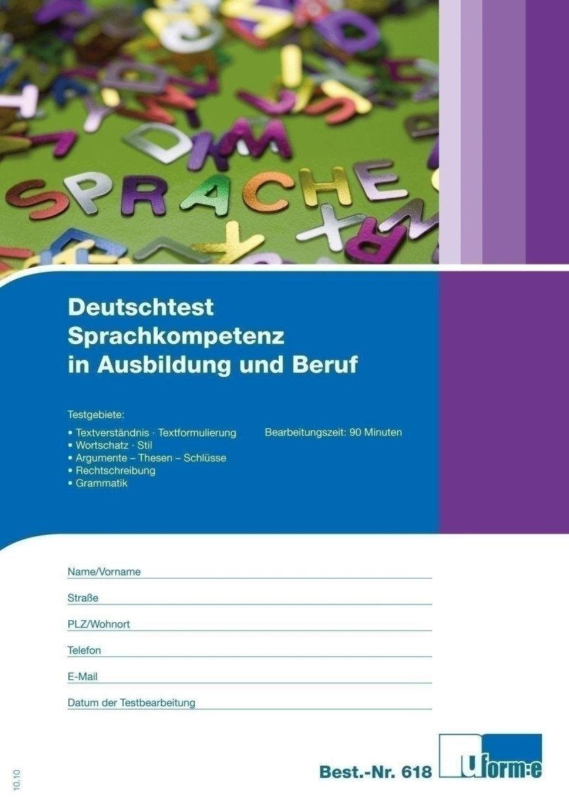 - Deutschtest – Sprachkompetenz in Ausbildung und Beruf | Testzentrale