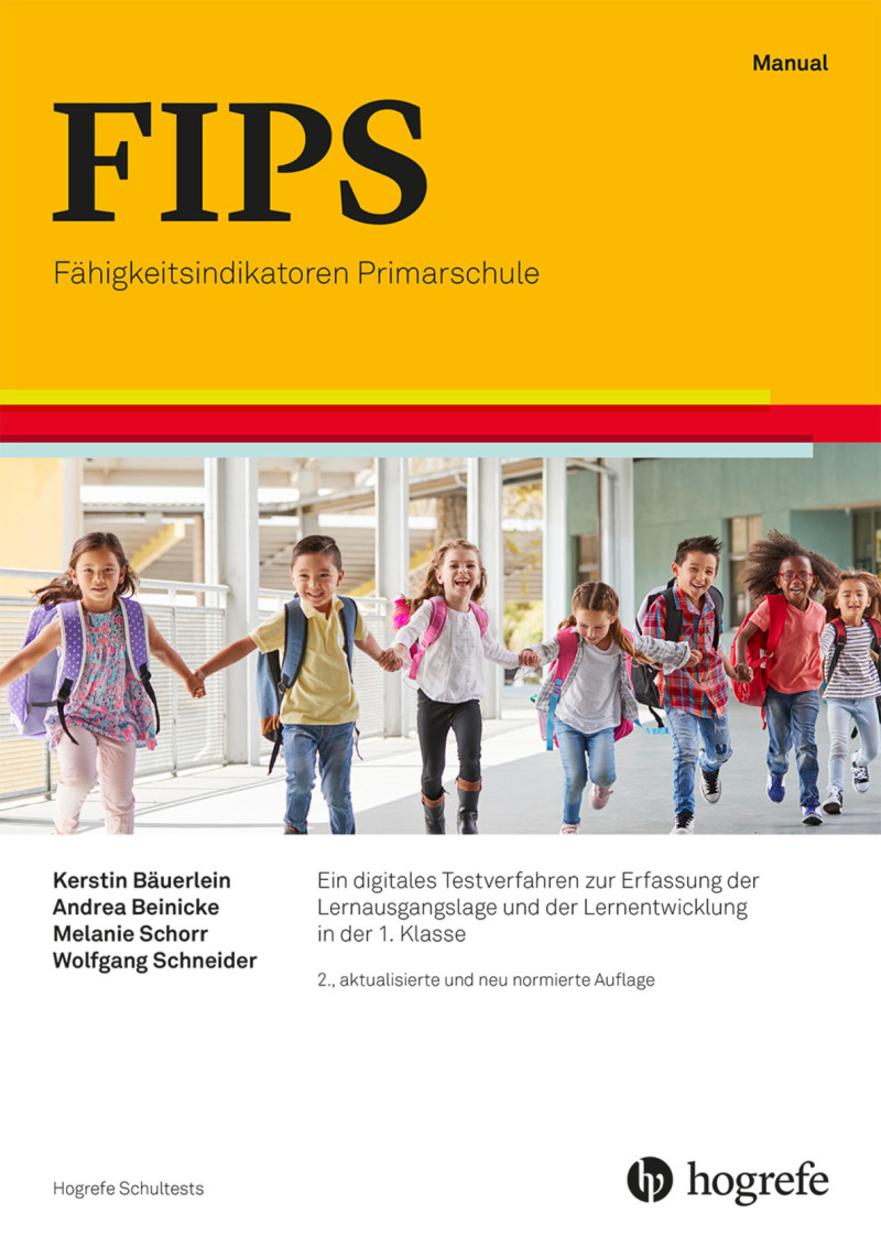 FIPS – Test komplett (2. Auflage)
bestehend aus Online-Zugangsdaten, Auswertelizenz (online bis 31.08. des Folgejahres), Manual, Plastikplättchen, Mappe